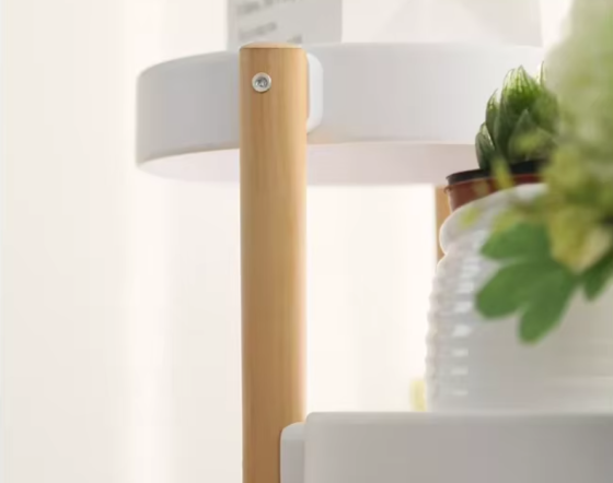 Стеллаж для цветов и растений на 4 яруса цвет древесной текстуры Каменец-Подольский