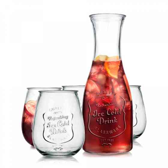 Набір глечик лимонадник та склянки 4 шт 780мл Вінниця