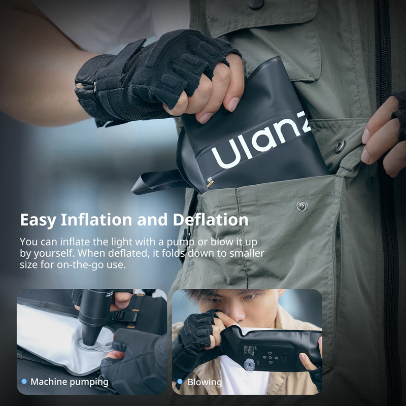 Видеосвет Ulanzi UA20 20W Portable Air Tube Light (L110 UA20) Одесса - изображение 10