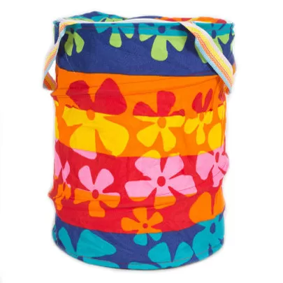 Корзина для игрушек M3732 диаметр 30 см, высота 38 см, крыш-застеж-мол, 2 ручки M3732-1 Винница