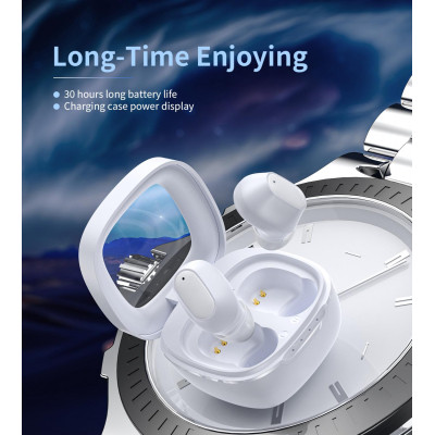 Навушники Choetech TWS Small Cube White (BH-T23-WH) Вінниця - фото 4