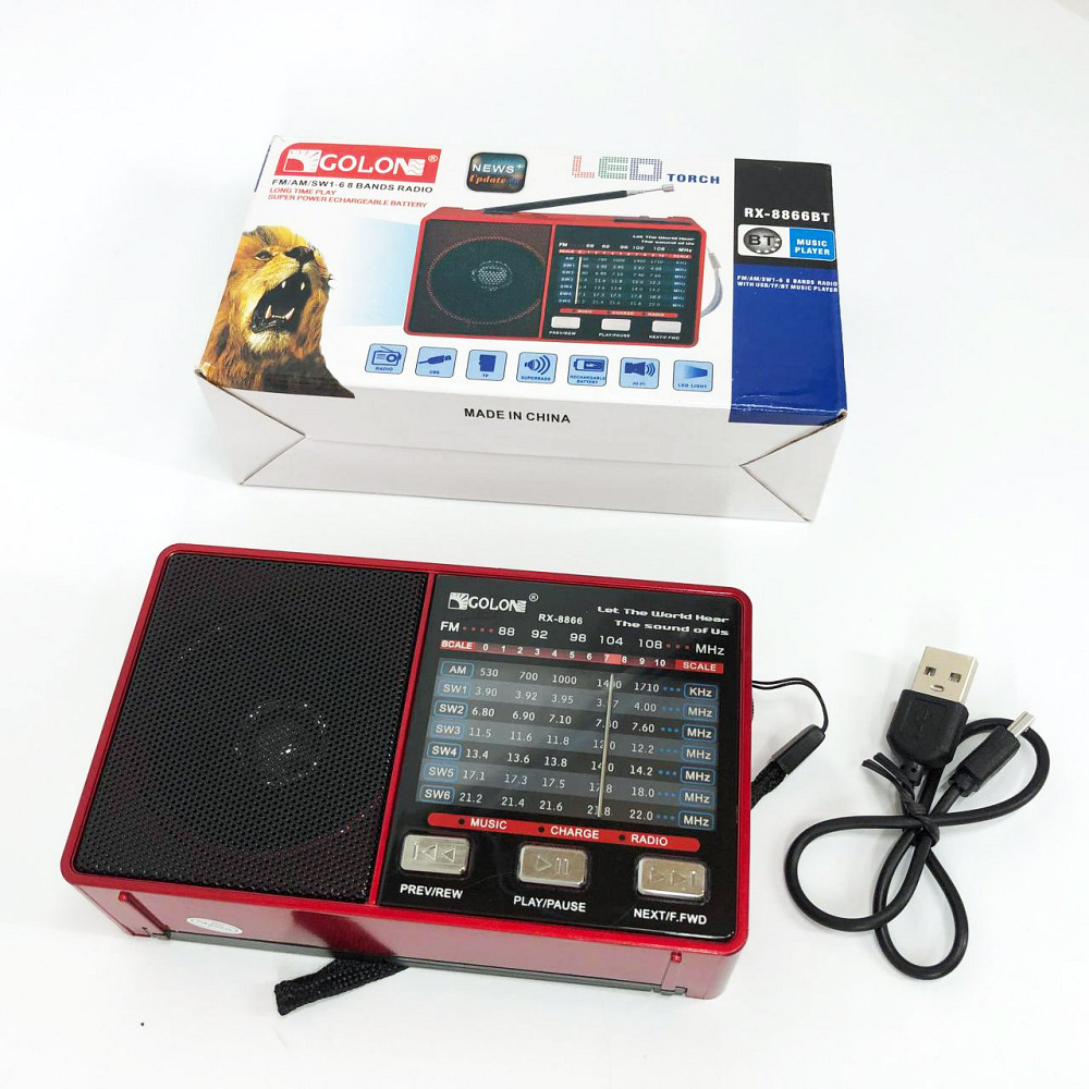 Аналоговий радіоприймач з хорошим звуком, Радіоприймач 220v, Радіо з підтримкою флеш-карт DW-84 Львів - фото 4