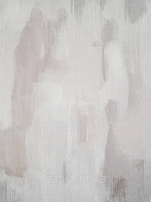 Шпалери вінілові на флізеліні гарячого тиснення DU&KA 1.06х10 вензель основа під штукатурку сірі коричневі Київ - фото 3