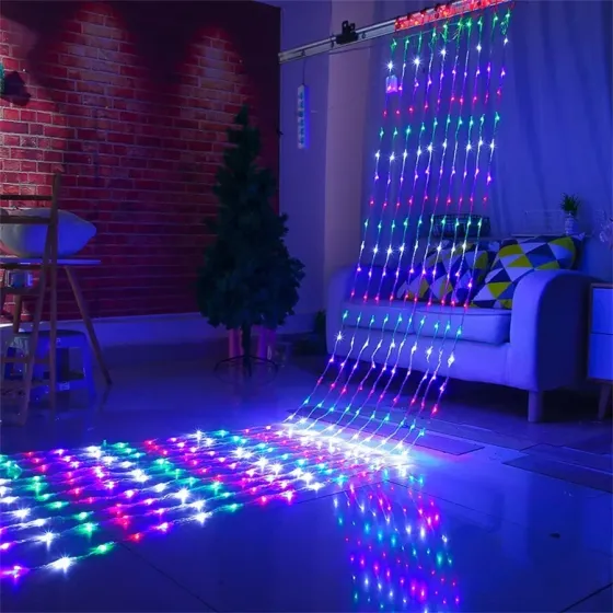 Світлодіодна гірлянда 200 LED кольорова 2x2м "Водопад" Київ