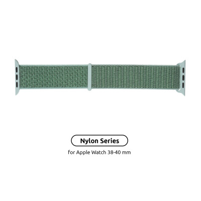 Ремешок для смарт-часов Armorstandart Nylon Band для Apple Watch 42 (Series 11-10)/41/40/38 Mint (ARM57850) Винница - изображение 1