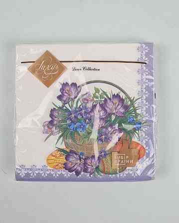 Салфетки бумажнае пасхальнае (ЗЗхЗЗ, 18шт)