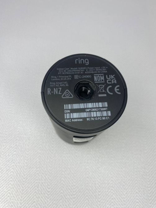 Б/в Компактная HD камера безопасности Ring Indoor Cam SUM4E5 Черного цвета с возможностью подключения Киев - изображение 5
