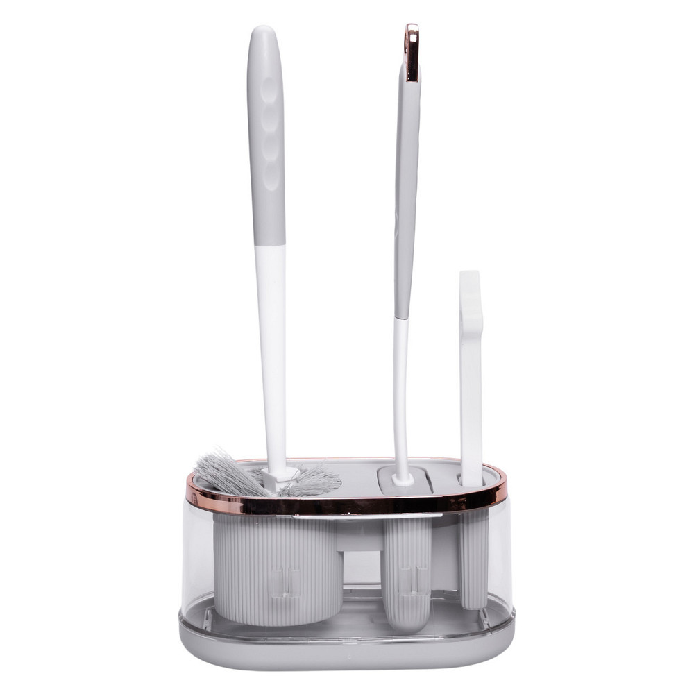 Настінний набір для туалету 3 в 1: ершики та щітка Київ - фото 7