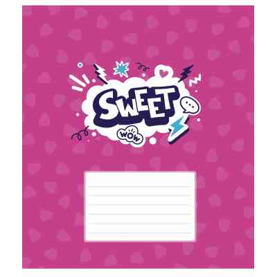 Тетрадь Школярик Love 12 листов клетка (012-3364K) Винница