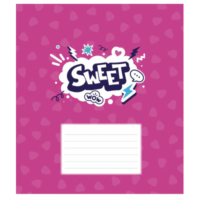 Тетрадь Школярик Love 12 листов клетка (012-3364K) Винница - изображение 3