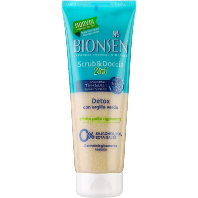 Скраб для тіла Bionsen Детокс Із зеленою глиною 250 мл (8017331087190) Вінниця - фото 1