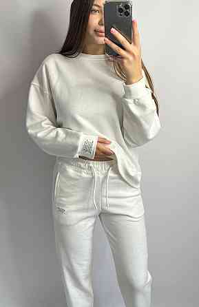 Костюм спортивний жіночий трикотажний Молочний XL/XXL Харків