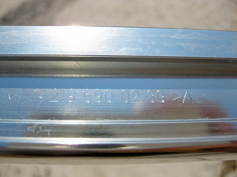 Mercedes-Benz  A2196900239 Хром молдинг над склом правих дверей CLS C219 Одеса - фото 3