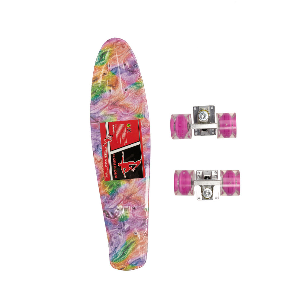 Скейт пенни борд, скейтборд Profi МS0749-13_7 со светящимися колесами алюминиевая подвеска Каменец-Подольский - изображение 3