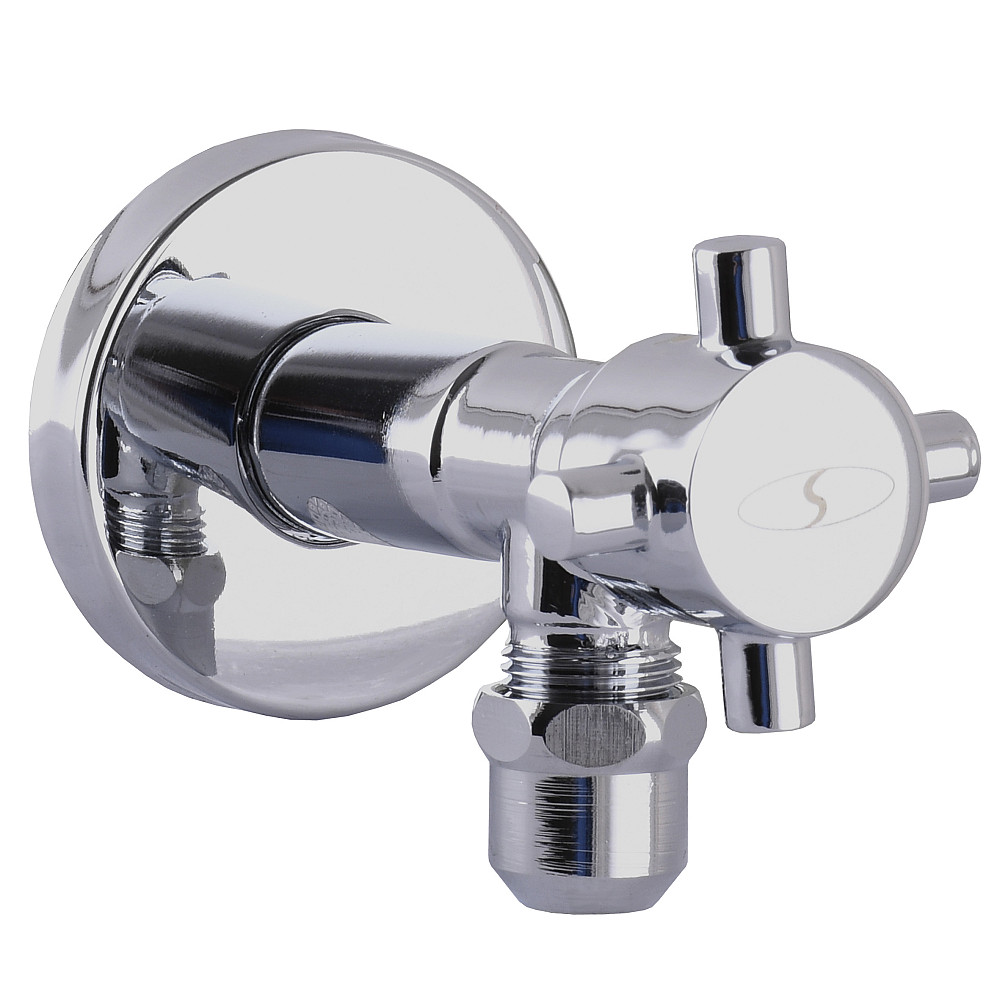 Кран напівобертовий кутовий з цангою SOLOMON 1/2″х 3/8″ Retro 7077 Луцьк - фото 2