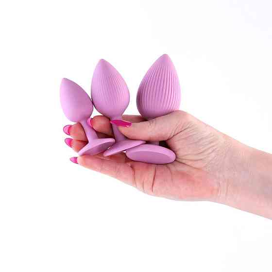 Набір анальних пробок NS Novelties INYA - Triple Ace Kit - Blush Sex Aura Київ