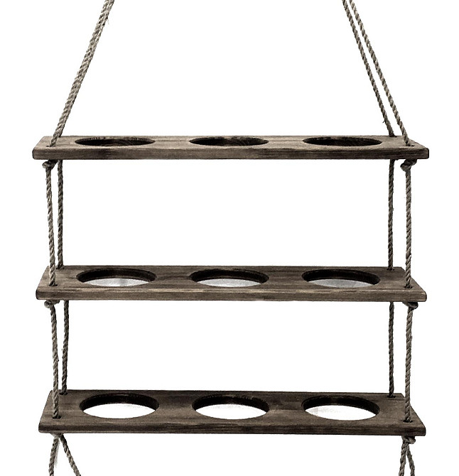 Полиця настінна для квітів "Імператріс" мокко Миколаїв - фото 2