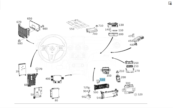 Mercedes-Benz  A0025427219 Реле E-class S211 E-class W211 E-class W212 SLK/SLC R172 C-Class Estate S204 C-Class W204 GLK X204 C-Class Coupe C204 G-cla Одеса