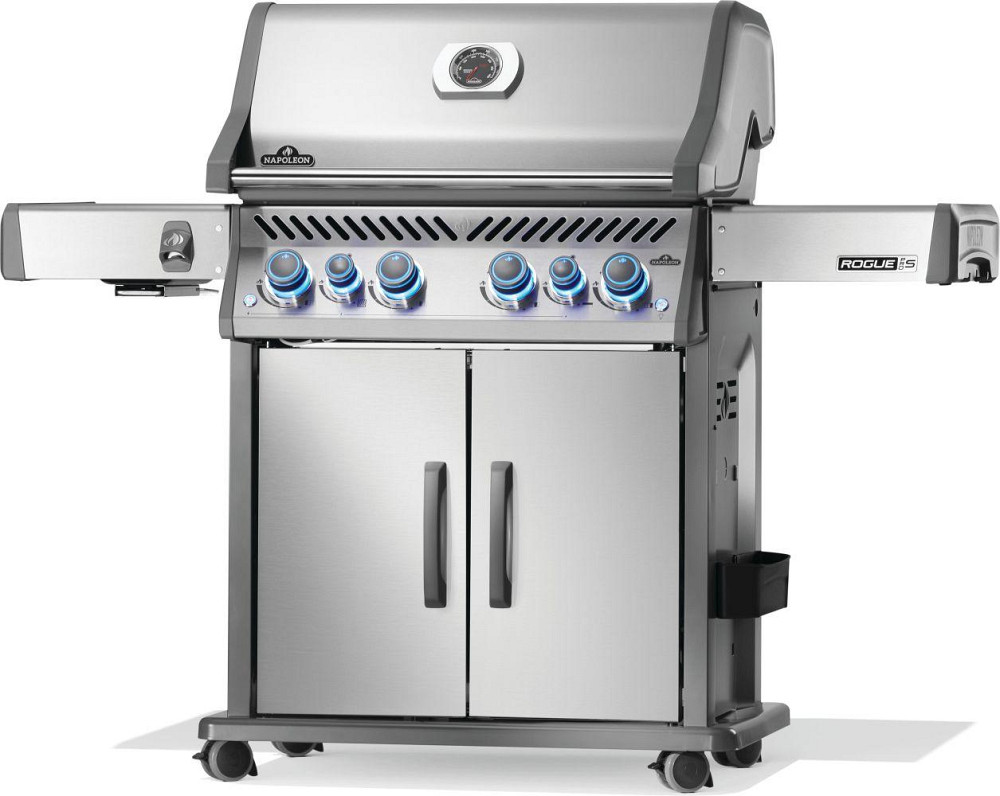 Газовый гриль Napoleon Rogue PRO-S 525 RSIB с боковой горелкой Sizzle Zone и вертилём (69912) нерж сталь RPS525RSIBPS-2-UA Код: Ровно - изображение 2