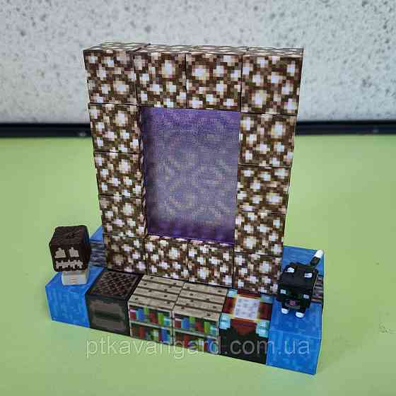 Конструктор магнітний майнкрафт 33 кубики магнітні блоки портал Dream World LZCK 046 Хмельницький