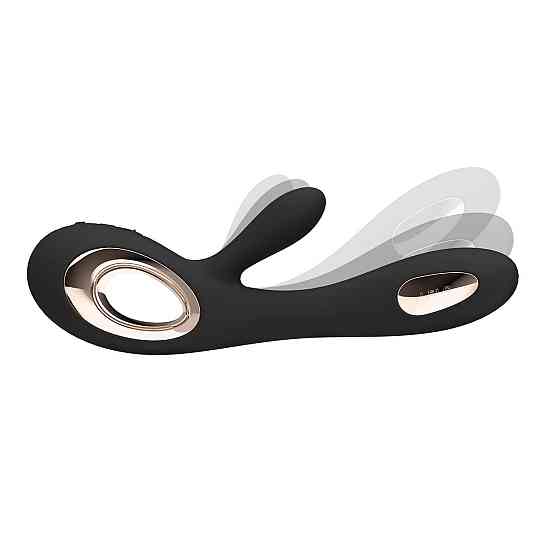 Вибратор-кролик LELO Soraya Wave Black, манящие движения ствола Sex Aura Киев
