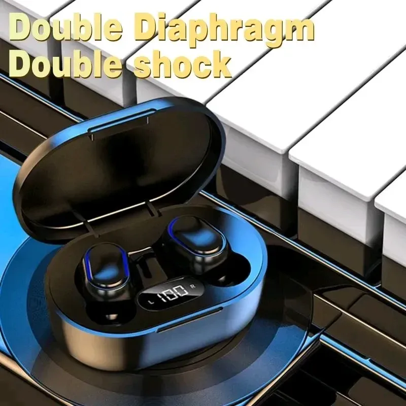 Беспроводные наушники TWS E7s y Bluetooth 5.0 с кейсом Черный Запорожье - изображение 3