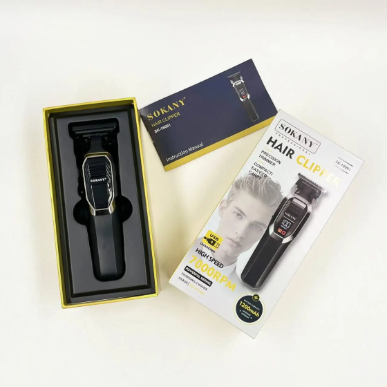 Машинка для стрижки SK-16091 1200mAh, 180 хв роботи, нержавійка, тример для волосся і бороди Одеса