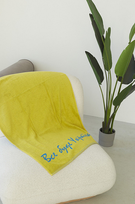 Рушник з патріотичним дизайном Ideal Textile 70х140 см у подарунковому упакуванні (56860971) Чернівці - фото 7