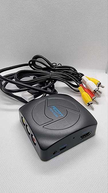 Конвертер Misott RCA Composite CVBS AV - HDMI для PS2, N64, Wii, TV STB, VHS, VCR Camera, DVD Луцьк - фото 1
