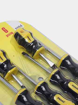 Набір викруток 6пр. (SL: 5х75мм, 6х100мм, 6х38мм; PH: 1х75мм, 2х100мм, 2х38мм), в блістері Одеса