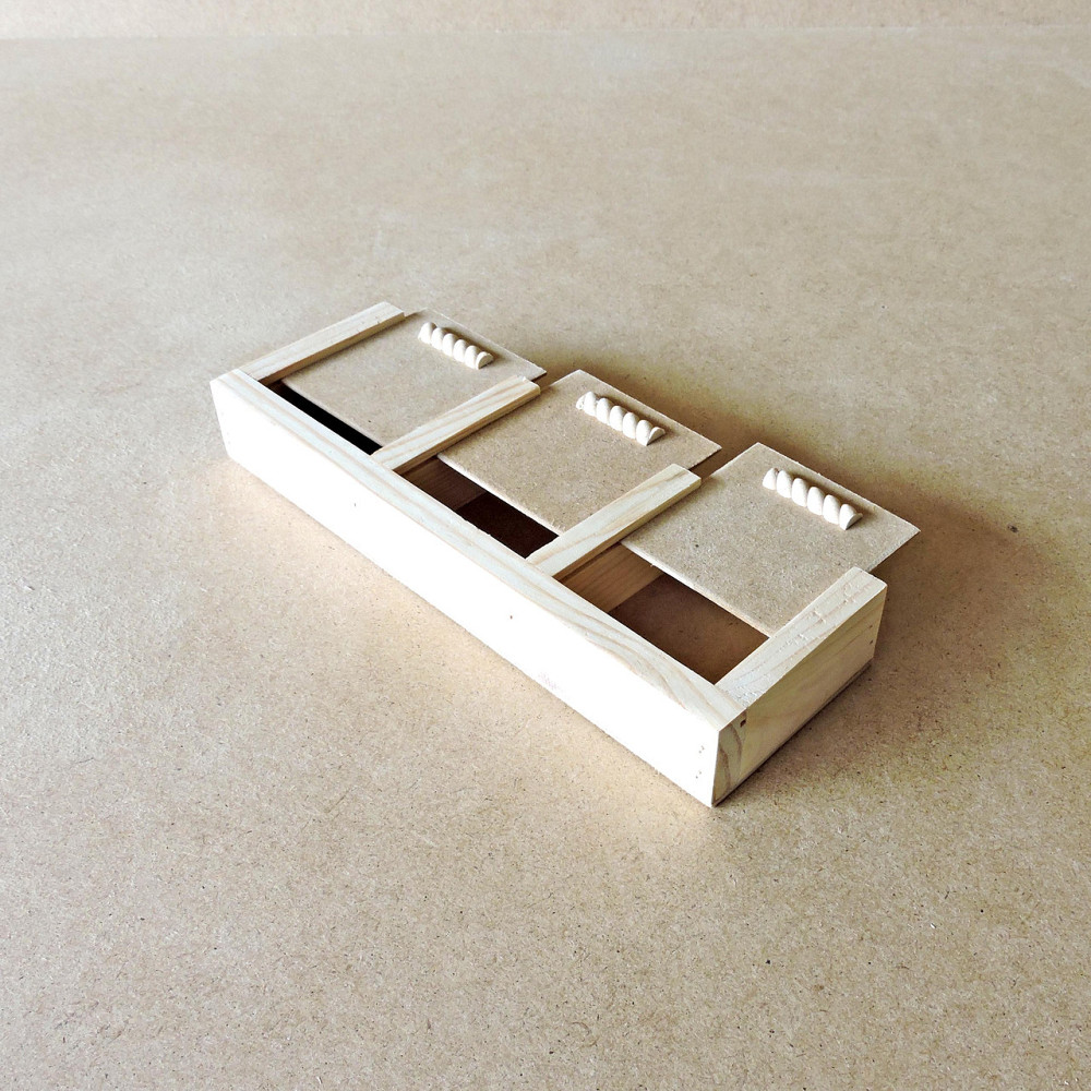 Пенал дерев'яний "Нарцис 3" 10х30х4см Миколаїв - фото 7