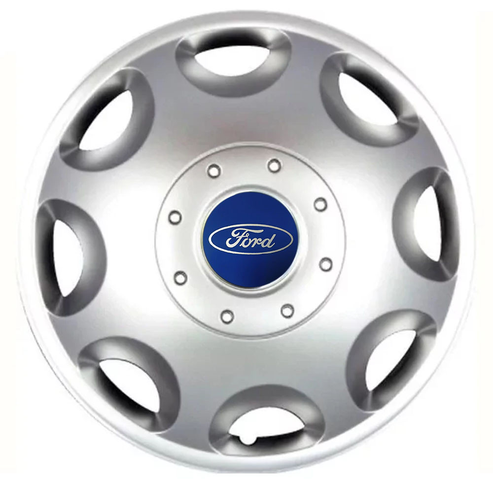 Автомобильные модельные колпаки R15 Ford 300 4шт, SJS, серебряные Киев - изображение 1