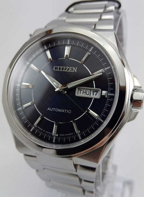 Японские мужские часы Citizen NP4080-50L механика автоподзавод, сапфир. Киев - изображение 7