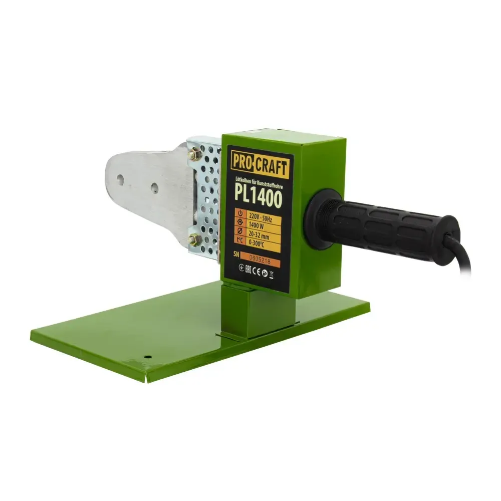 Паяльник пластикових труб Procraft PL1400 600 Вт 20 25 32 мм, Якісний паяльник для пластикових труб Львів - фото 7