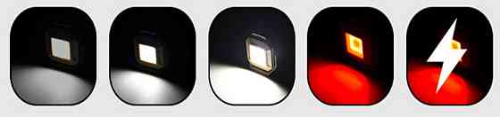 Ліхтар для кемпінгу PL-411 COB, білий, червоний, жовтий, type-c, індикатор Дніпро