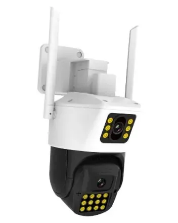 Камера 360 (P12-P6MP)-mpКамера Wifi ptz двойной поклон 3mp+3mp= 6mp камера +12v2a power *icsee Коломия