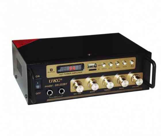 Підсилювач звуку UKC SN 222 BT, 2-х канальний Вінниця