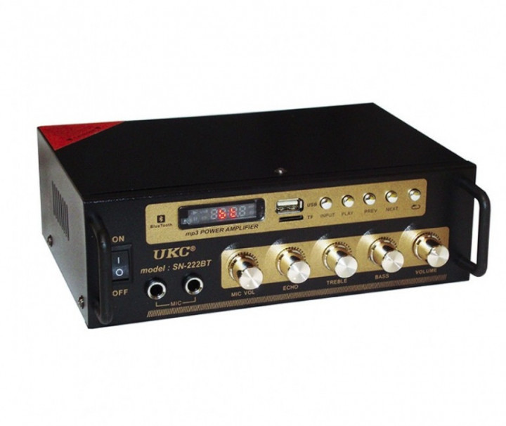 Підсилювач звуку UKC SN 222 BT, 2-х канальний Винница - изображение 1