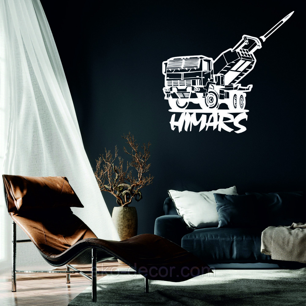 Декоративное настенное Панно «Хаймерс» Декор на стену 90*57 см, Белый Киев - изображение 1