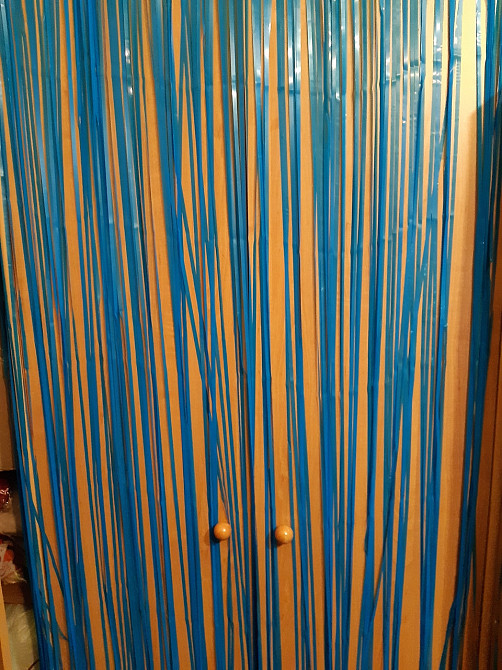 Дощик для фотозони святковий 2 м на 1 м синій Київ - фото 5