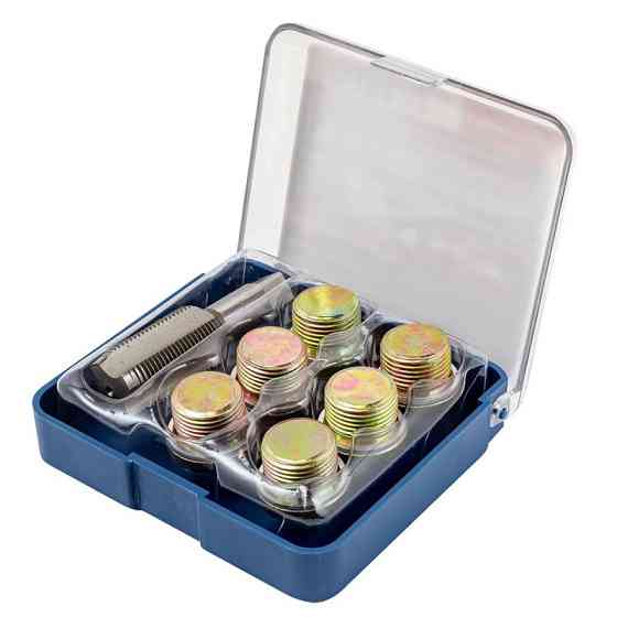 Набір для відновлення різьблення маслозливних отворів піддону M20х1,5мм (7пр.) в футлярі Одеса