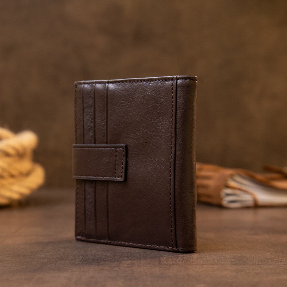 Картхолдер унисекс Темно-коричневый (Vintage) Киев - изображение 10