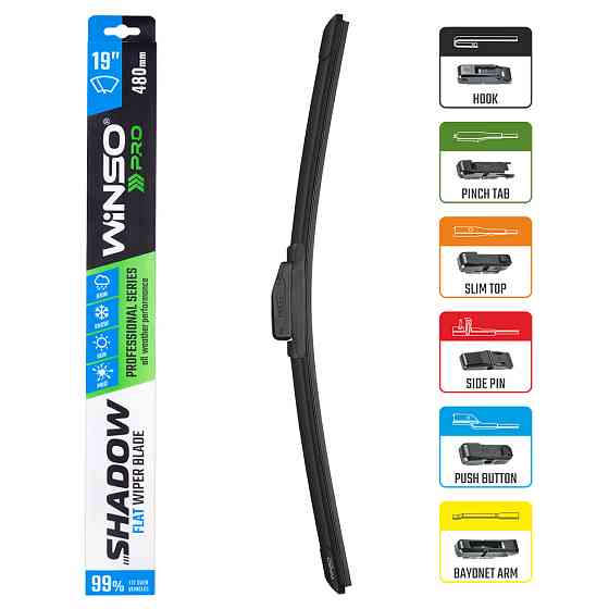 Безкаркасна щітка Winso Pro Shadow 19/480мм Львів