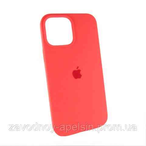 IPhone 13 Pro Max Чохол силіконовий Silicone Case (кораловий) Одеса