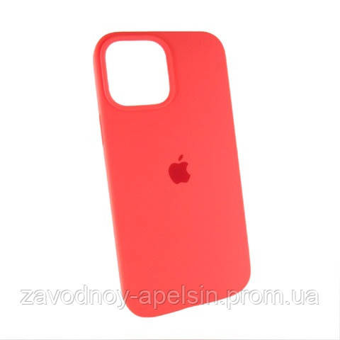 IPhone 13 Pro Max Чохол силіконовий Silicone Case (кораловий) Одеса - фото 1