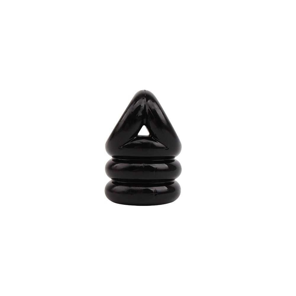 Эрекционное кольцо Chisa GK Power Triangle++ Ring с утяжкой на мошонку, черное Sex Aura Киев - изображение 2