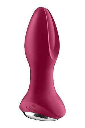 Анальна смарт вібропробка із перлинним масажем Satisfyer Rotator Plug 2+ Violet Sex Aura Київ