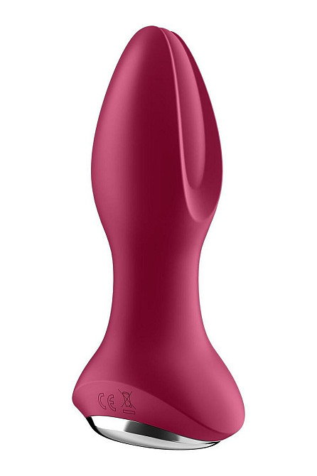 Анальна смарт вібропробка із перлинним масажем Satisfyer Rotator Plug 2+ Violet Sex Aura Київ - фото 5