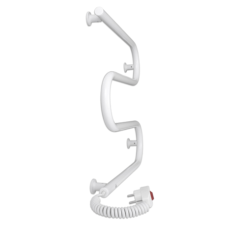 Полотенцесушитель Laris Зебра Змійовик 25 ЧК3 500Х500 Е білий Київ