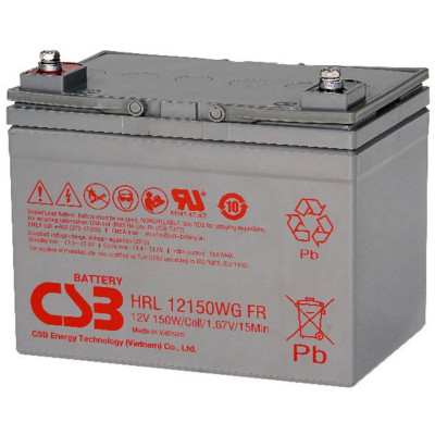 Батарея до ДБЖ CSB HRL12150WFR, 12V 38Ah (HRL12150WFR) Вінниця - фото 1